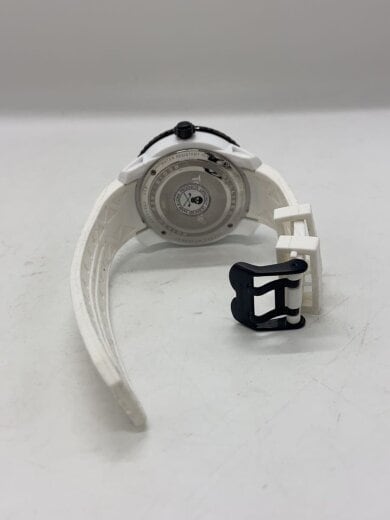 商品画像：クォーツ腕時計/アナログ/ラバー/WHT/J05R 4