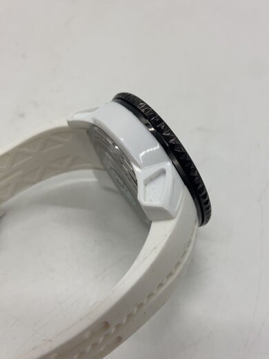 商品画像：クォーツ腕時計/アナログ/ラバー/WHT/J05R 6