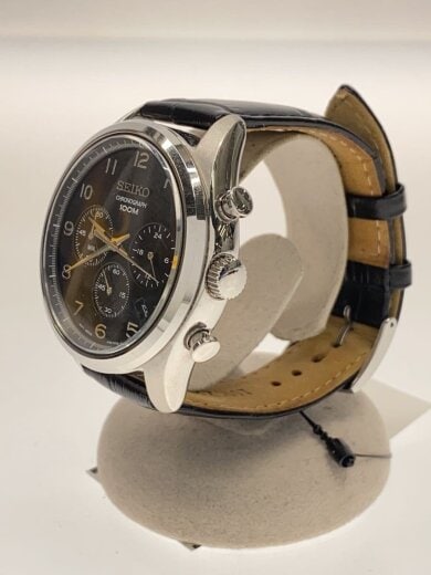 商品画像：クォーツ腕時計/アナログ/レザー/ブラック/8T63-00C0 2