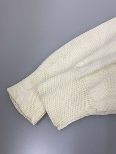 商品画像：ニットパネルダウンジャケット/S/ポリエステル/ホワイト 5