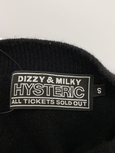 商品画像：ニット・セーター(薄手)/S/ウール/BLK/無地/02223NS09 3