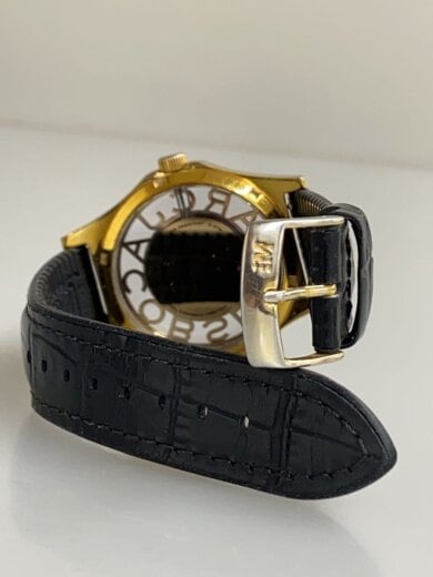 商品画像：クォーツ腕時計/アナログ/レザー/BLK/BLK/MBM1246// 4