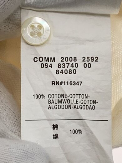 商品画像：ポロシャツ/S/コットン/WHT 4