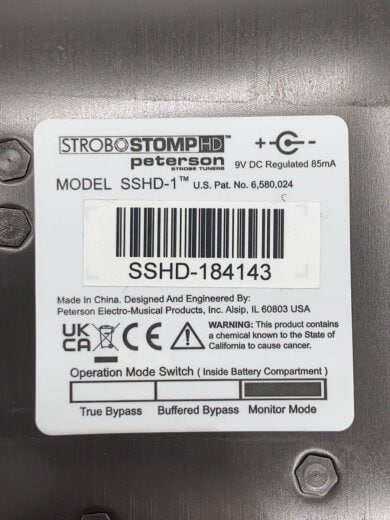 商品画像：エフェクター/STROBO STOMP HD/ストロボチューナー 9