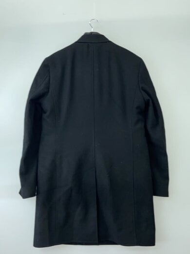 商品画像：カシミヤ混/チェスターコート/L/ウール/BLK 2