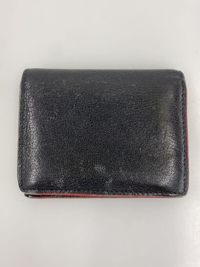 商品画像：2つ折り財布/レザー/BLK/レディース// 2