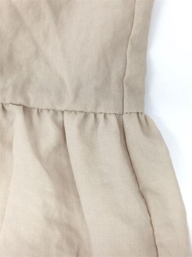 画像：riendaティアードギャザーシャツワンピース/S/ポリエステル/BEG/無地/キャミソール付9