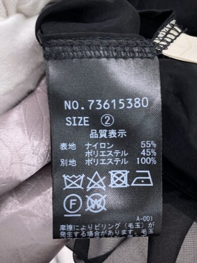 商品画像：長袖ワンピース/2/ナイロン/BLK/無地/73615380 5