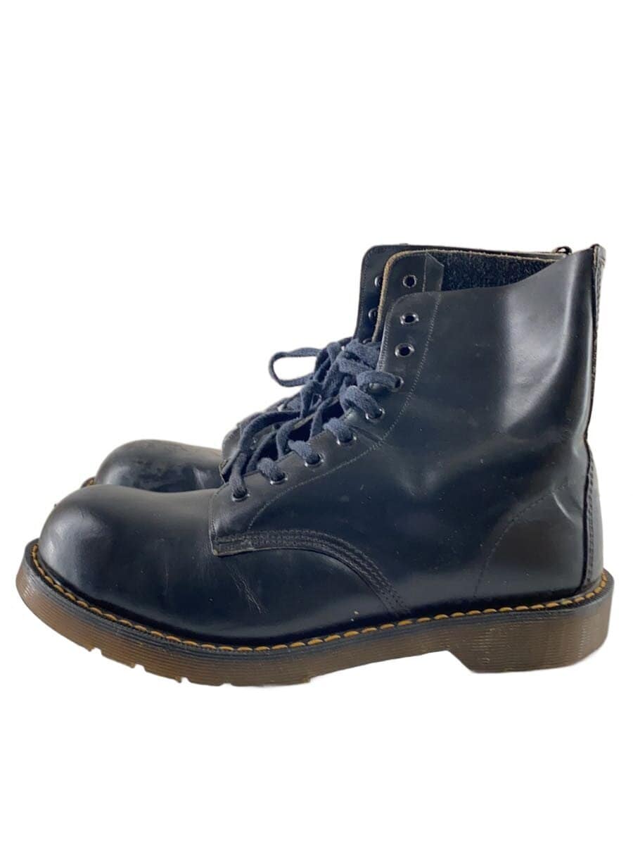 Dr.Martens / イングランド製/8ホール/ヌメリ有/レースアップブーツ/--/BLK/レザー