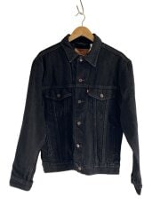 STANDARD TRUCKER/00s/後染/Gジャン/M/コットン/BLK/無地/705070260