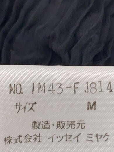 商品画像：プリーツ/ノースリーブブラウス/M/ポリエステル/BLK/無地/im43-fj814 4