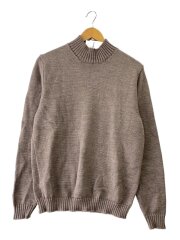 ニット・セーター(薄手)/50/ウール/BEG/無地