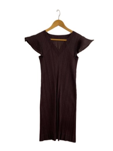 商品画像：半袖ワンピース/4/ポリエステル/BRW/無地/pp93-jk613 1