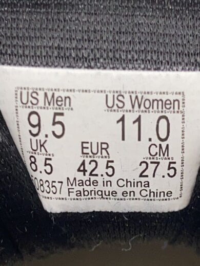 画像：VANSHALF CAB/ローカットスニーカー/27.5cm/BLK/スウェード/5083575