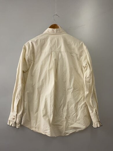 商品画像：長袖ブラウス/FREE/コットン/WHT/無地 2