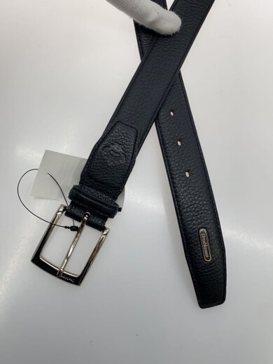 商品画像：ベルト/レザー/BLK/無地/メンズ 2