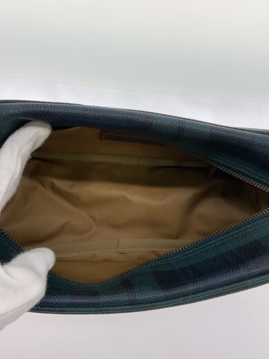 商品画像：セカンドバッグ/PVC/GRN/チェック 6