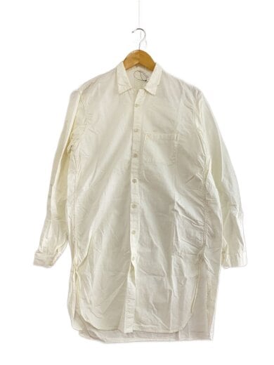 商品画像：グランパシャツ/汚れ有/ネップ/長袖シャツ/40/--/WHT/無地 1