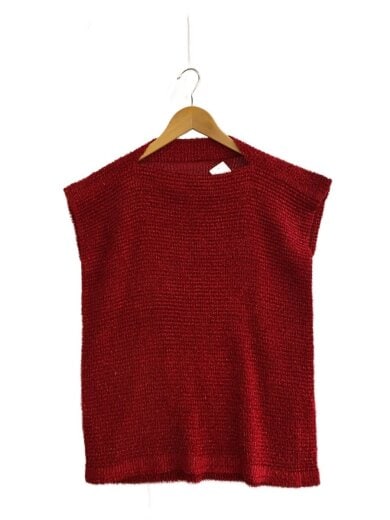 商品画像：ノースリーブブラウス/--/ポリエステル/RED/無地/mi31fk134 1