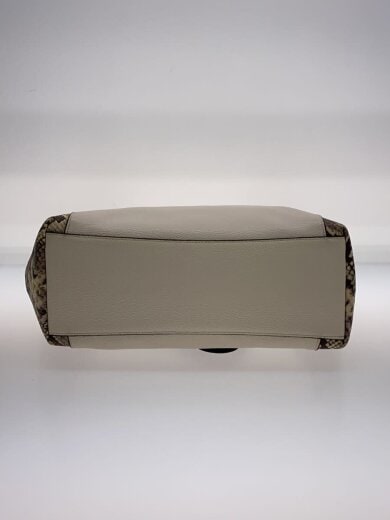 商品画像：パイソン柄/ンドバッグ/レザー/CRM/総柄// 4