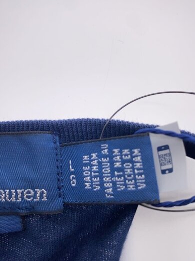 商品画像：Tシャツ/L/コットン/NVY/無地 4