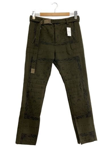 商品画像：ボトム/1/ウール/KHK/総柄/20-02330M 1