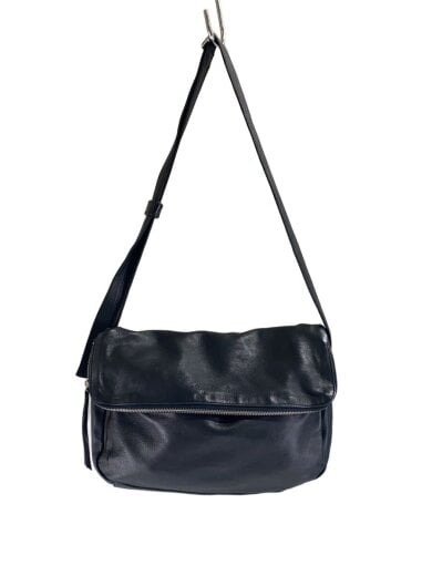 商品画像：ショルダーバッグ/レザー/BLK/無地 1