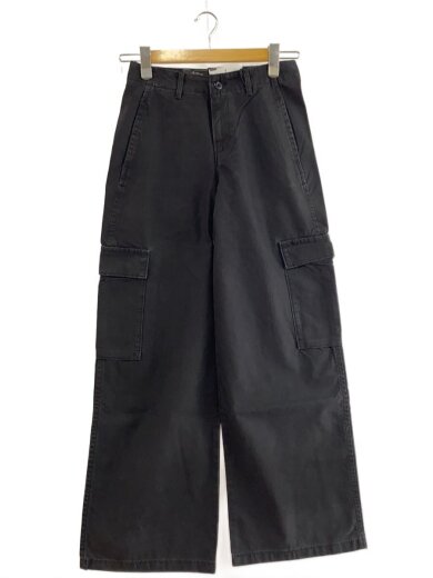 商品画像：ワイドパンツ/24/コットン/BLK/無地/PC9-A6077-0003 1