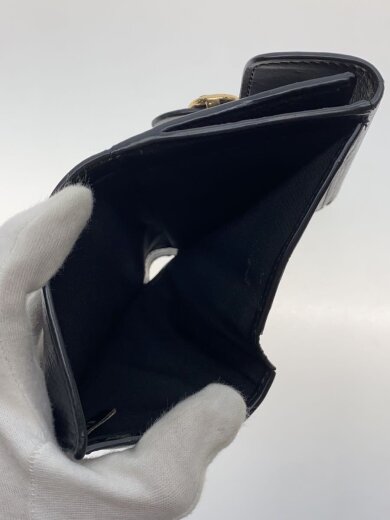 商品画像：3つ折り財布/--/BLK/レディース/6654// 6