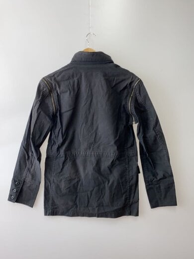 商品画像：フィールドジャケット/肩ジップギミック/ジャケット/M/コットン/BLK/無地/35-05BC11// 2