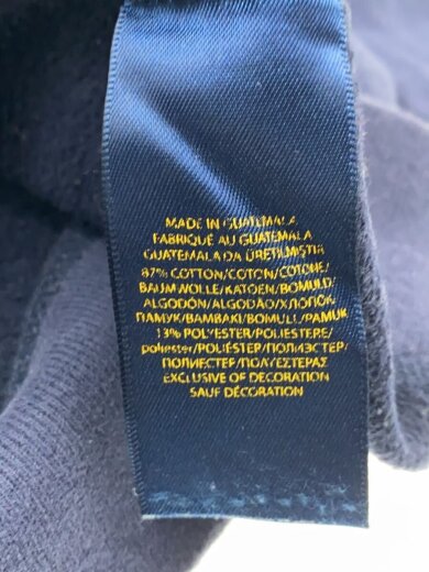 商品画像：フェード/POLOロゴ/スウェット/XL/コットン/NVY/無地// 4