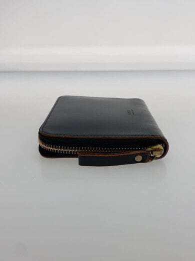 商品画像：使用感有/2つ折り財布/レザー/BLK/無地/メンズ// 3