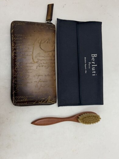 商品画像：ラウンドファスナー長財布/BRW/総柄 7