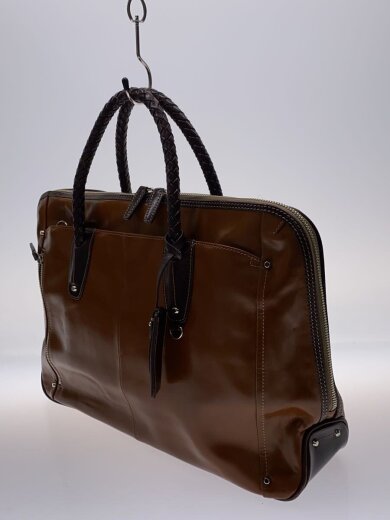 商品画像：ブリーフケース/レザー/BRW/無地 2