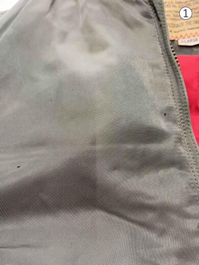 商品画像：フライトジャケット/XL/ファー/KHK/2012-276 8