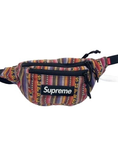 商品画像：ウエストバッグ/コットン/マルチカラー/総柄 1