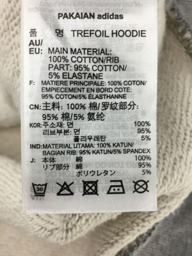 画像：adidasパーカー/L/コットン/GRY/DT79634