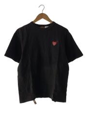 Tシャツ/L/コットン/BLK/色褪せ有