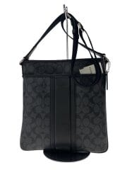 ショルダーバッグ_シグネチャー_総柄/PVC/BLK/総柄