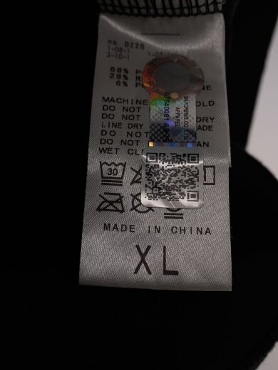 商品画像：ジップパーカー/XL/ポリエステル/BLK/23-070-340-0011-1-0 4