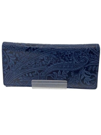 商品画像：長財布/--/BLU/ペーズリー/メンズ 1