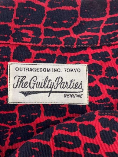 商品画像：半袖シャツ/M/レーヨン/RED 3