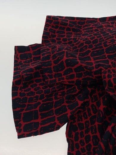 商品画像：半袖シャツ/M/レーヨン/RED 5