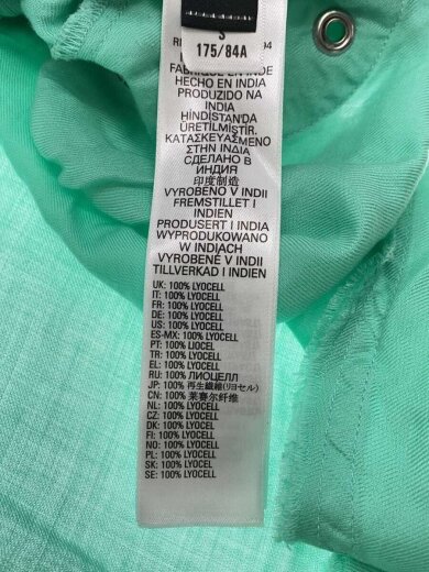 商品画像：長袖シャツ/S/レーヨン/GRN 4