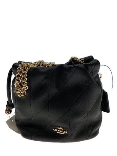 商品画像：ショルダーバッグ/レザー/BLK/CDB69/ショルダー欠品// 1