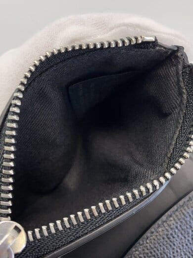 商品画像：21AW/ディアスキントライフォールドウォレット/レザー/BLK/無地/メンズ/S55UI0296// 5