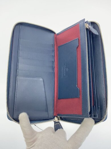 商品画像：長財布/レザー/NVY/メンズ// 4