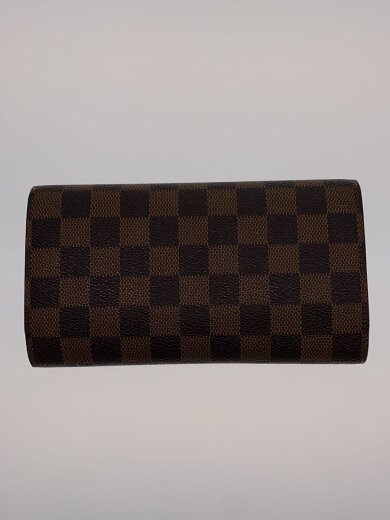 商品画像：ポルト・トレゾール・インターナショナル_ダミエ・エベヌ_BRW/PVC/BRW/チェック/レディース 2