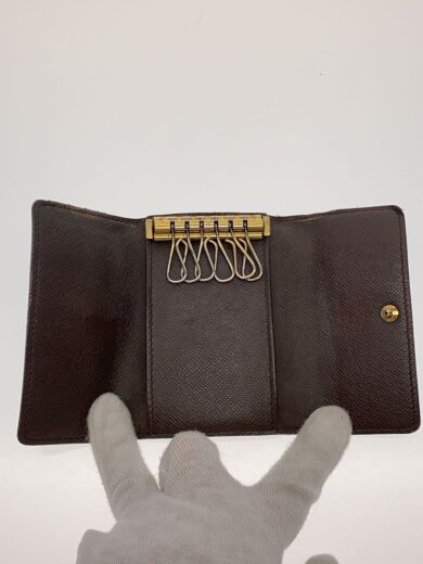 商品画像：ミュルティクレ6_ダミエ・エベヌ_BRW/レザー/BRW/総柄/メンズ 4