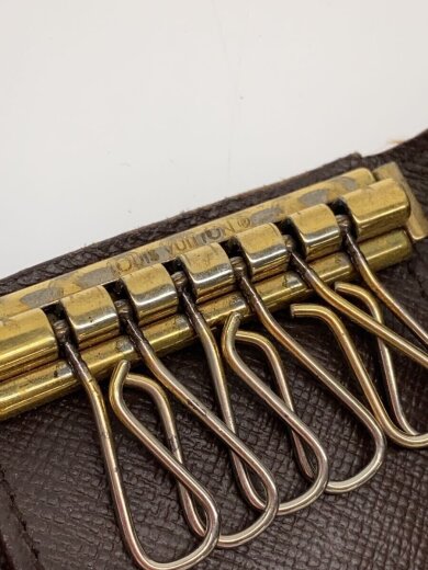 商品画像：ミュルティクレ6_ダミエ・エベヌ_BRW/レザー/BRW/総柄/メンズ 7